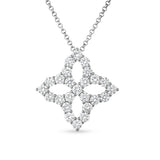 Roberto Coin 18ct White Gold 1.19ct Diamond Princess Necklace ADR888CL1498