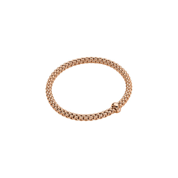 FOPE 18ct Rose Gold Solo Flex-It Diamond Bracelet 01M06BX_BB_R_XBX