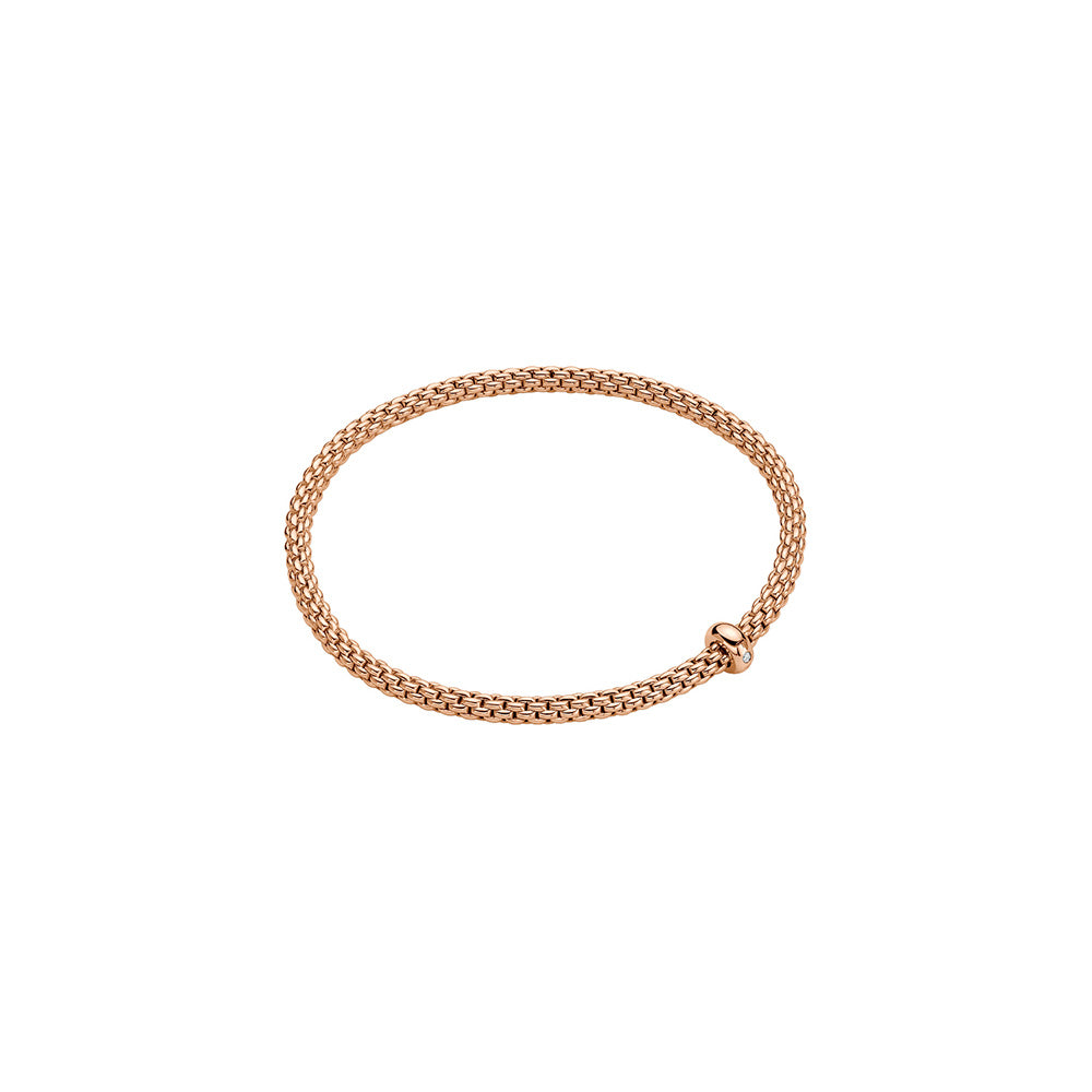 FOPE 18ct Rose Gold Prima Flex-It Diamond Bracelet 01M08BX_BB_R_XRX