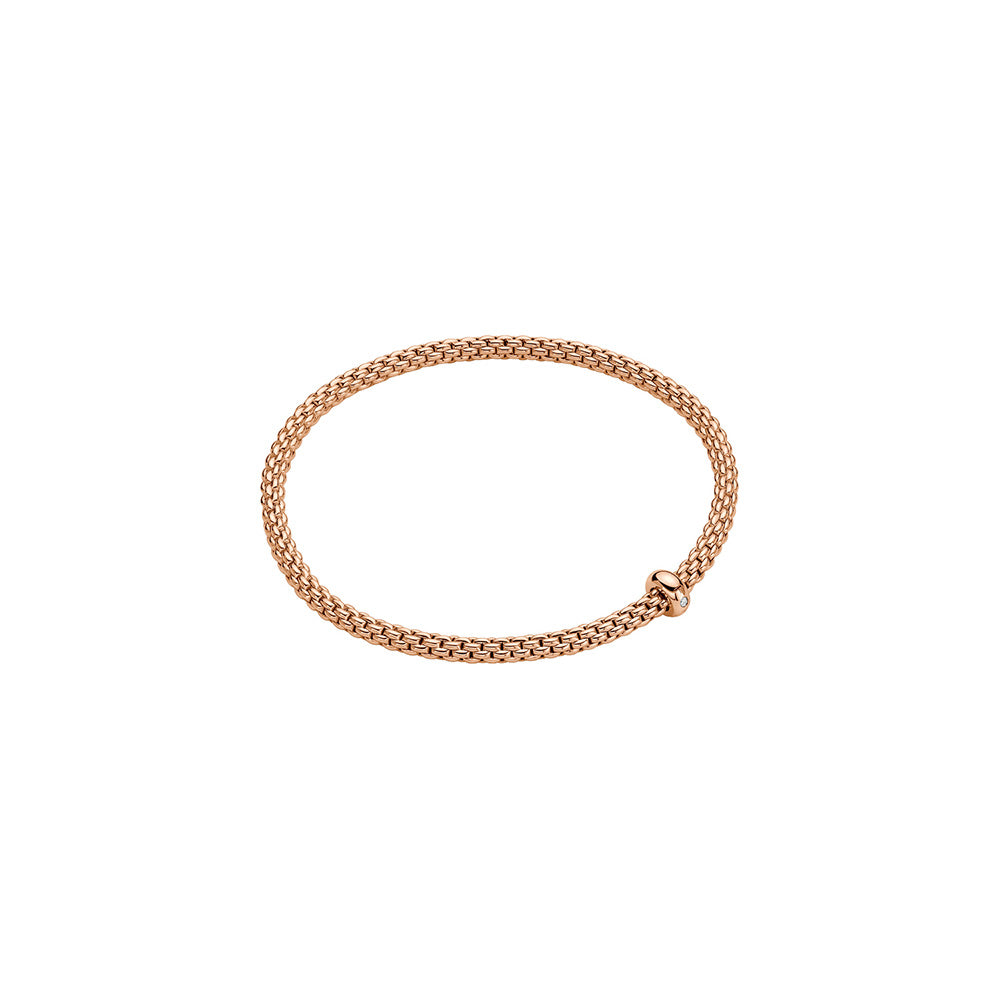 FOPE 18ct Rose Gold Prima Flex-It Diamond Bracelet 01M08BX_BB_R_XBX