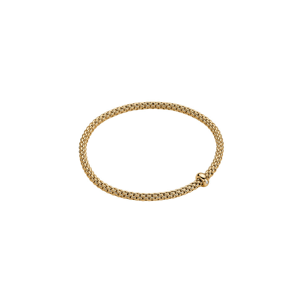 FOPE 18ct Yellow Gold Prima Flex-It Diamond Bracelet 01M08BX_BB_G_XGX