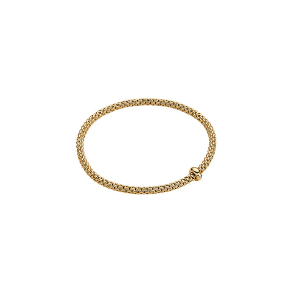 FOPE 18ct Yellow Gold Prima Flex-It Diamond Bracelet 01M08BX_BB_G_XGX