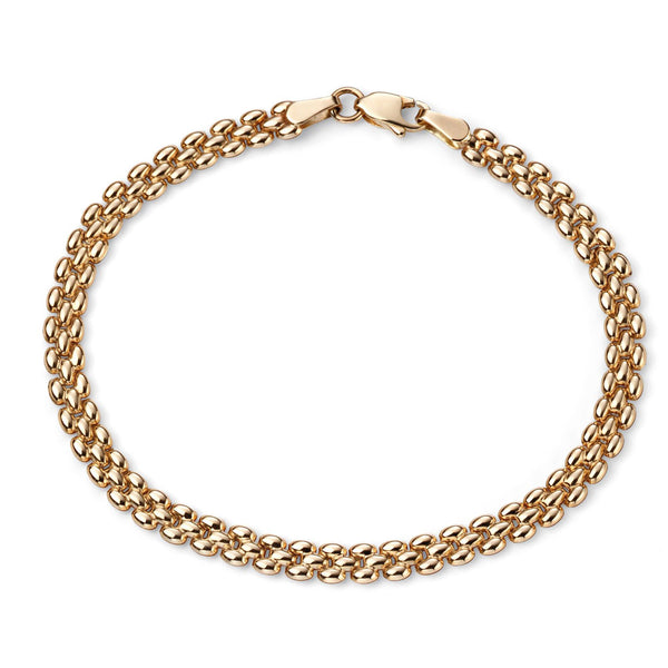 9ct Yellow Gold Link Bracelet GB426
