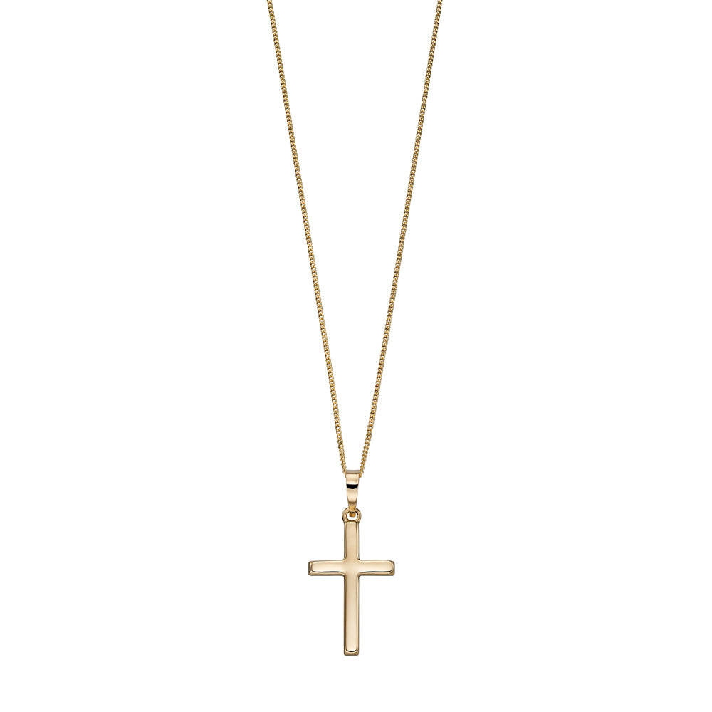 9ct Yellow Gold Cross Pendant Only GP2108