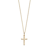 9ct Yellow Gold Cross Pendant Only GP2108