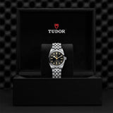 tudor black bay 31 anthracite dial ladies watch in presentation box