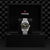 tudor black bay 39 anthracite dial watch in presentation box