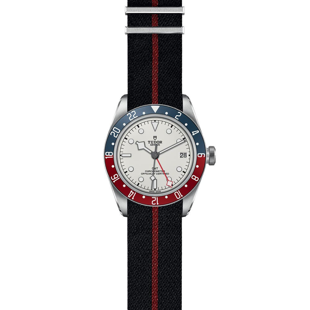 tudor black bay gmt 41mm gents watch