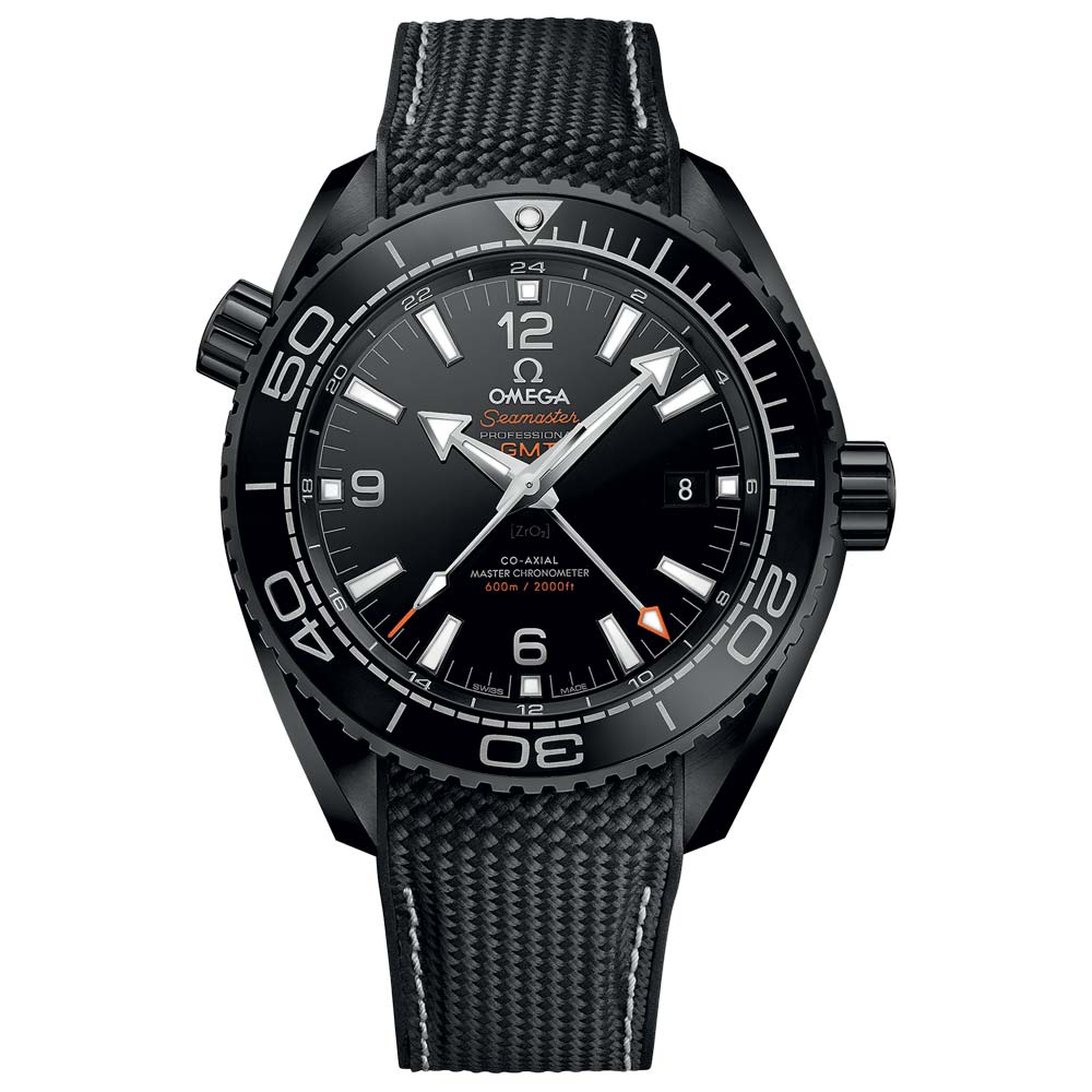 OMEGA Seamaster Planet Ocean 600M GMT 45.5mm Black Dial Ceramic Automatic Gents Watch 21592462201001