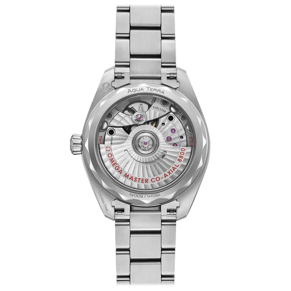 OMEGA Seamaster Aqua Terra 34mm Silver Dial Automatic Ladies Watch 22010342002002