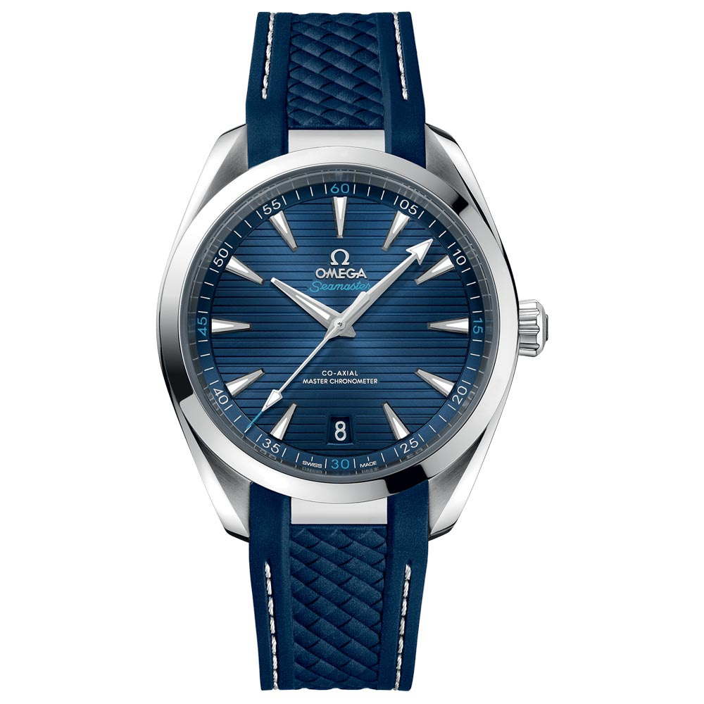 omega seamaster aqua terra 41mm blue dial automatic gents watch