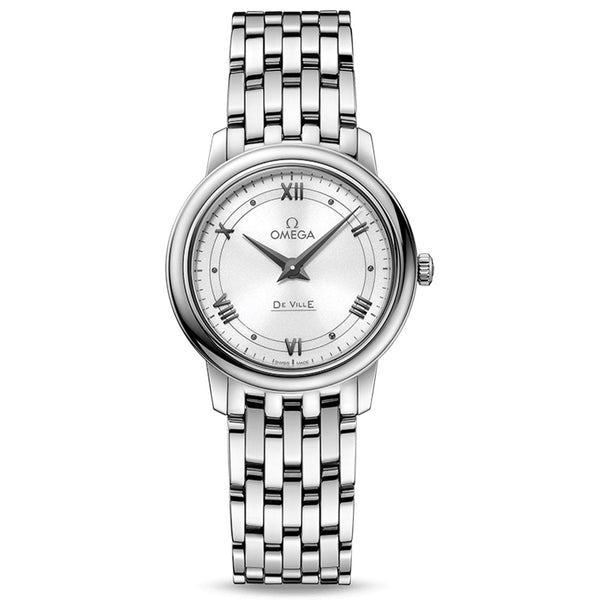 omega de ville prestige 27.4mm mop dial ladies quartz watch