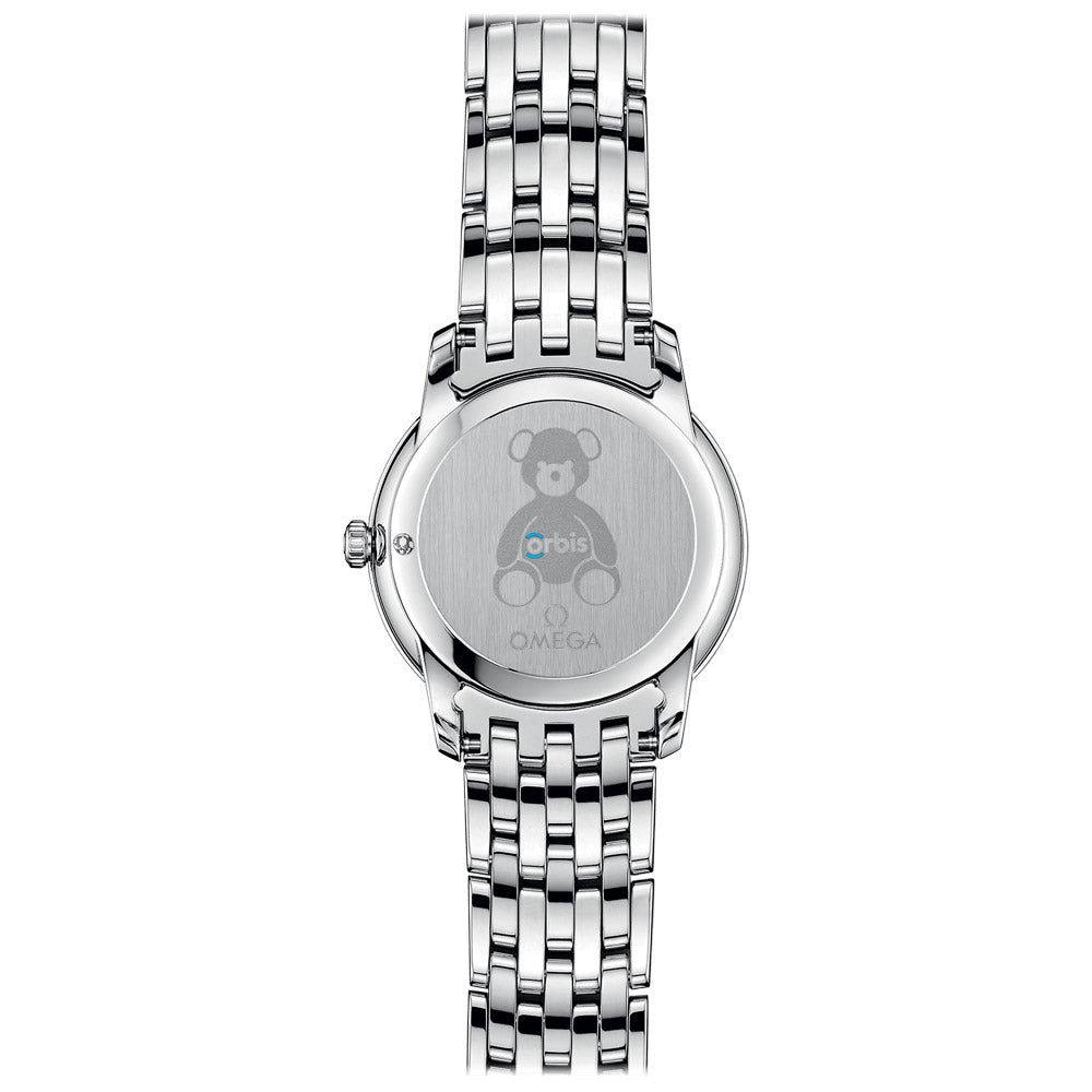 OMEGA De Ville Prestige Orbis Edition 27.4mm Blue Dial Diamond Ladies Quartz Watch 42410276053003