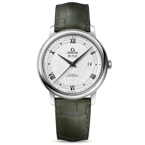 omega de ville prestige 39.5mm silver dial gents automatic watch