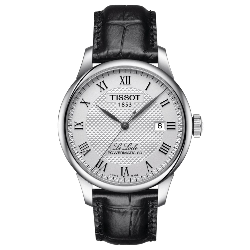 Tissot Le Locle Powermatic 80 Silver Dial 39.3mm Automatic Gents Watch T0064071603300