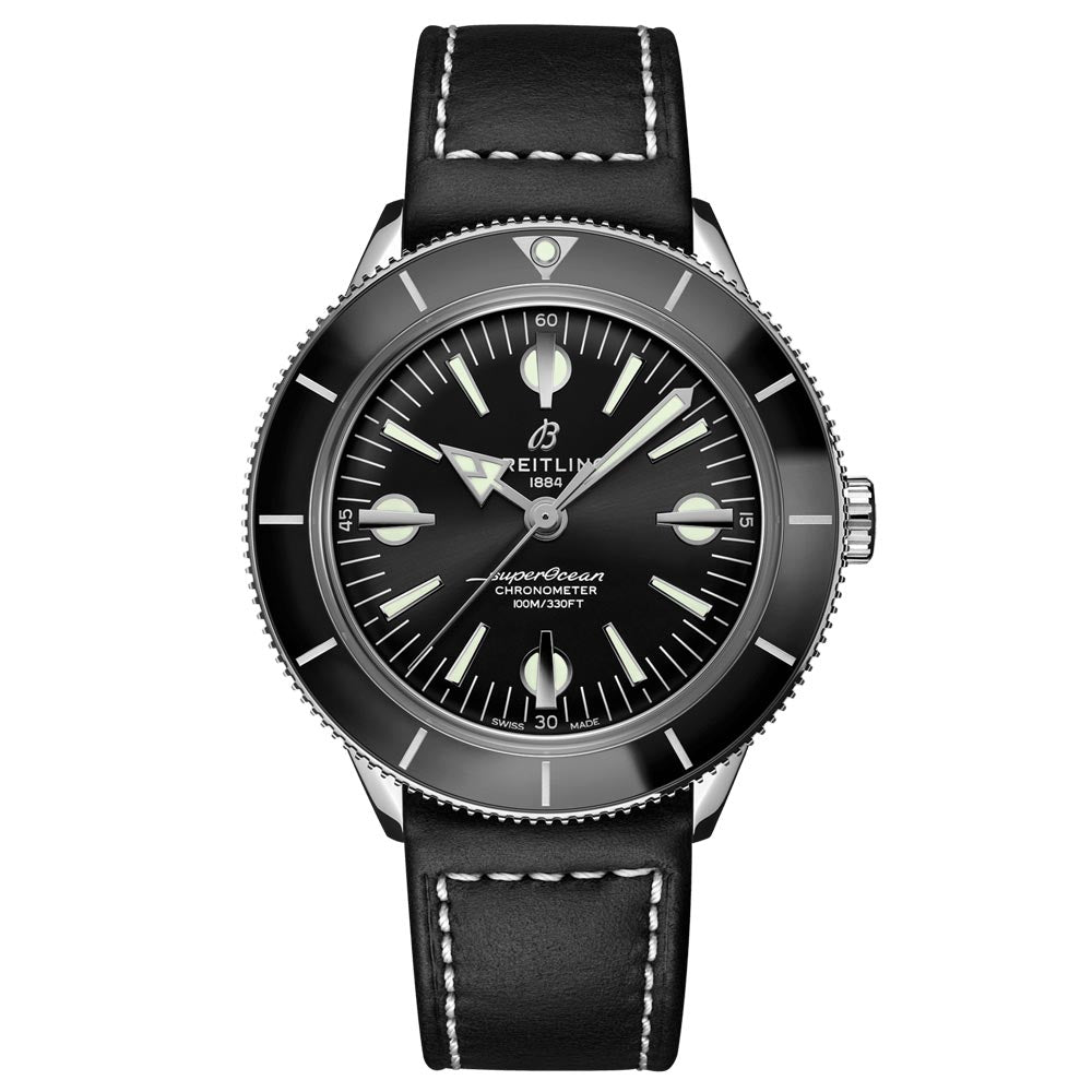 Breitling Superocean Heritage 57 Capsule 42mm Black Dial Automatic Gents Watch A10370121B1X1