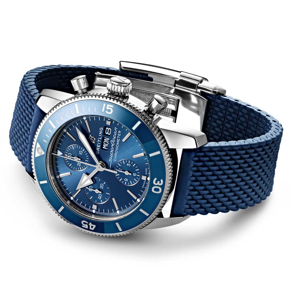Breitling Superocean Heritage Chronograph 44mm Blue Dial Automatic Gents Watch A13313161C1S1