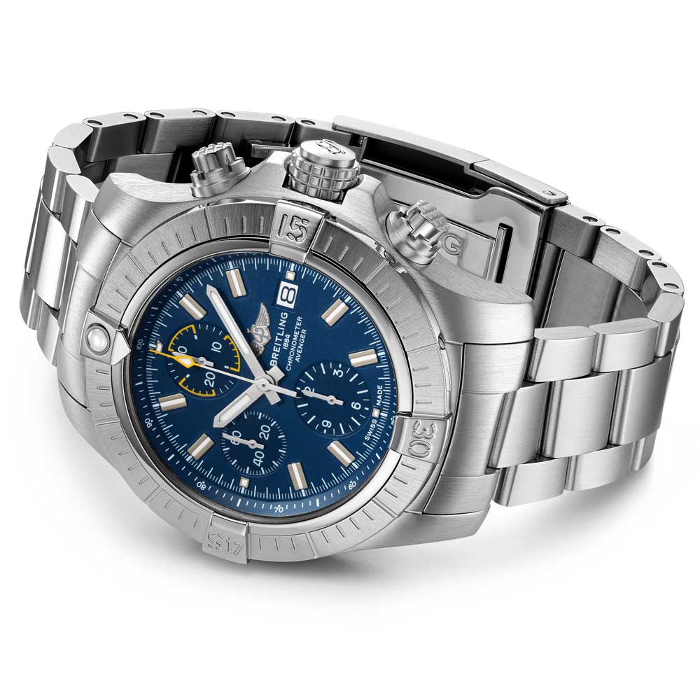 Breitling Avenger Chronograph 45mm Blue Dial Automatic Gents Watch A13317101C1A1