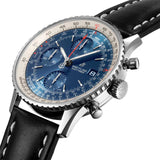 breitling navitimer chronograph 41mm blue dial automatic gents watch