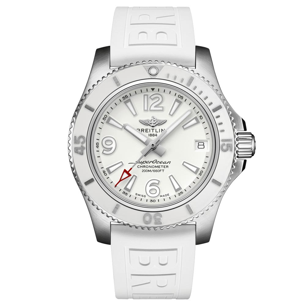 Breitling Superocean 36mm Stainless Steel Automatic Ladies Watch A17316D21A1S1