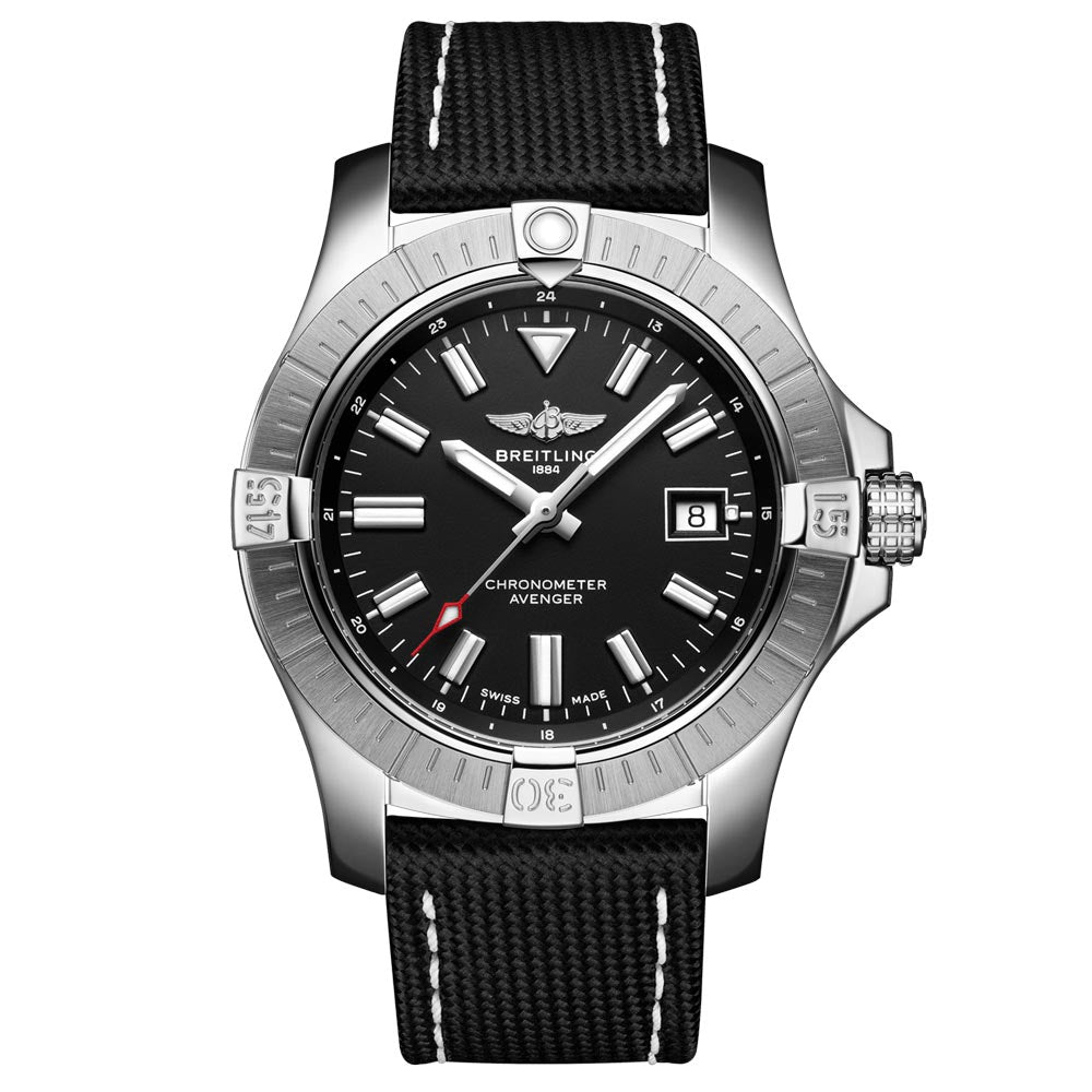 Breitling Avenger 43mm Black Dial Automatic Gents Watch A17318101B1X2