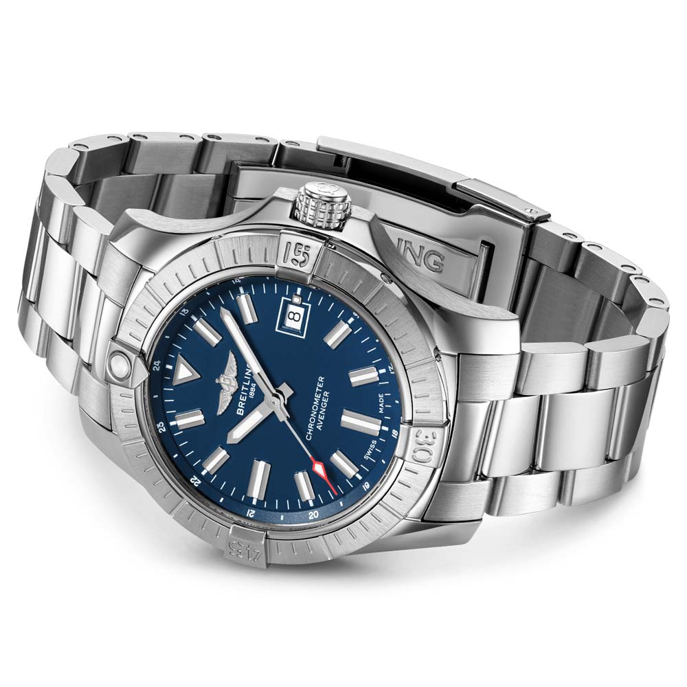 Breitling Avenger 43mm Blue Dial Automatic Gents Watch A17318101C1A1
