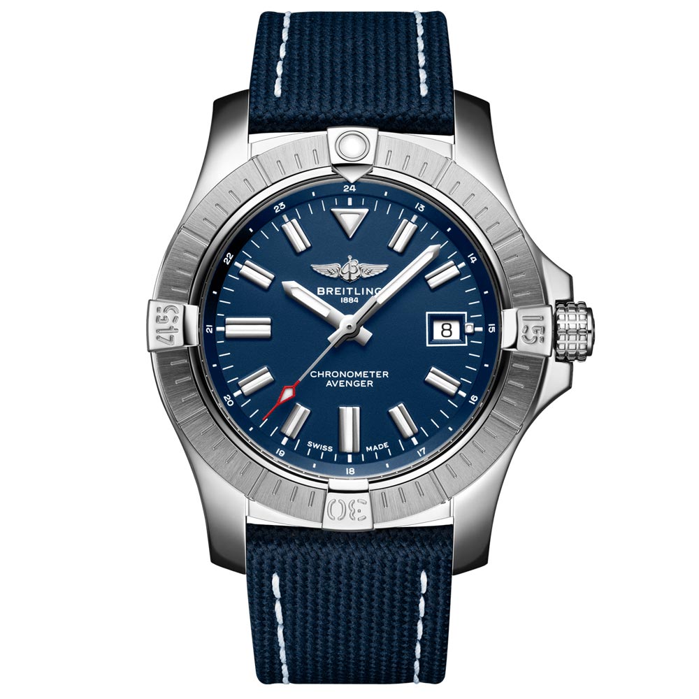 Breitling Avenger 43mm Blue Dial Automatic Gents Watch A17318101C1X1