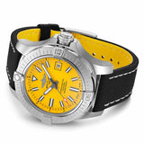 breitling avenger seawolf 45mm yellow dial automatic gents watch