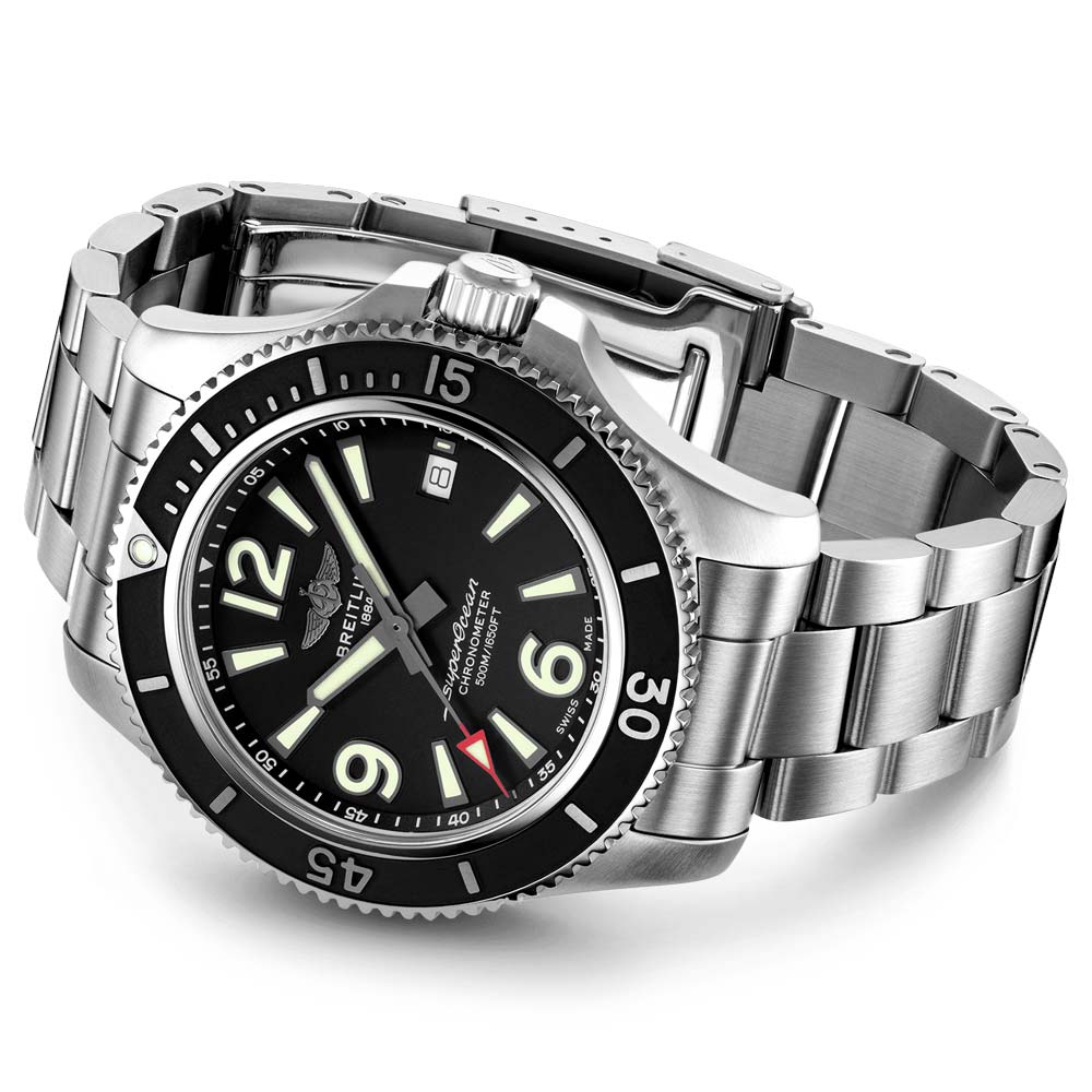 Breitling Superocean 42mm Black Dial Automatic Gents Watch A17366021B1A1