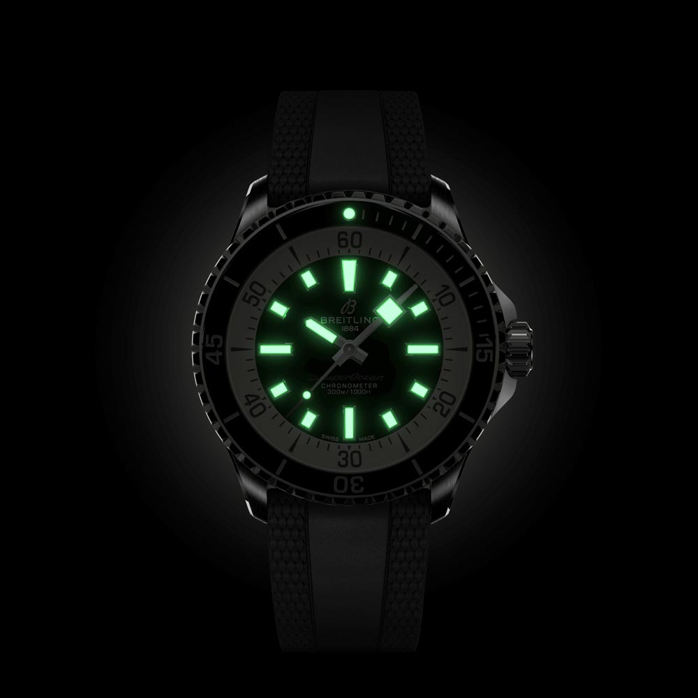 Breitling Superocean 42mm Black Dial Automatic Gents Watch A17375211B1S1