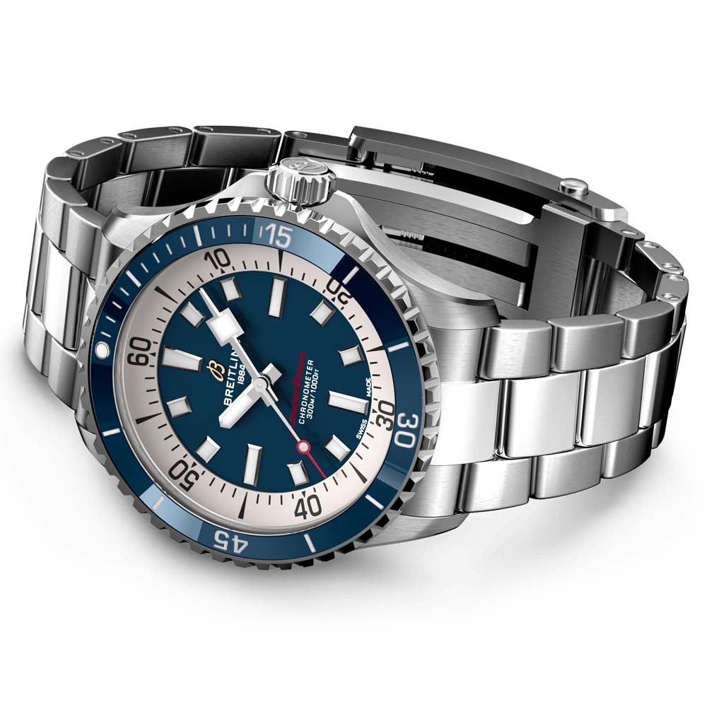 Breitling Superocean 42mm Blue Dial Automatic Gents Watch A17375E71C1A1