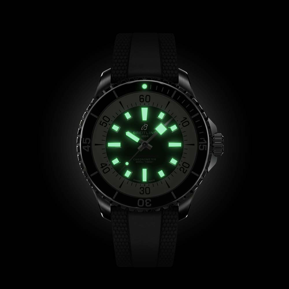 Breitling Superocean 44mm Black Dial Automatic Gents Watch A17376211B1S1