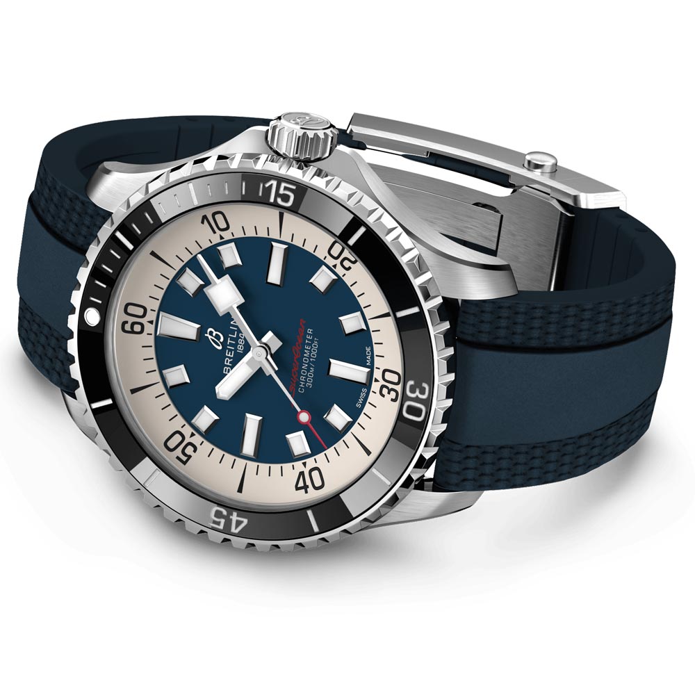 Breitling Superocean 44mm Blue Dial Automatic Gents Watch A17376211C1S1