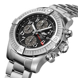 breitling avenger chronograph gmt 45mm black dial automatic gents watch