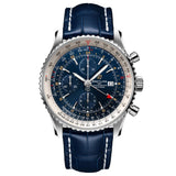 Breitling Navitimer Chronograph GMT 46mm Blue Dial Automatic Gents Watch A24322121C2P2