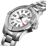 Breitling Avenger GMT 43mm White Dial Automatic Gents Watch A32397101A1A1