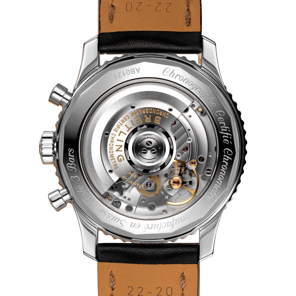 Breitling Navitimer B01 Chronograph 43mm Black Dial Automatic Gents Watch AB0121211B1X1