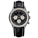 breitling navitimer b01 chronograph 46mm black dial automatic gents watch