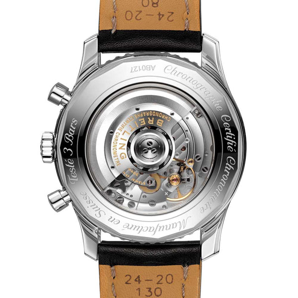 Breitling Navitimer B01 Chronograph 46mm Black Dial Automatic Gents Watch AB0127211B1X1