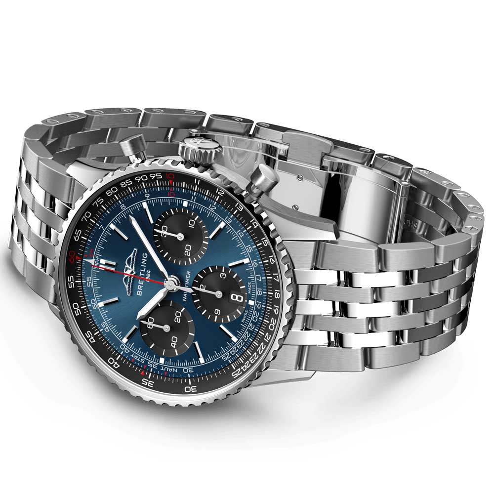 Breitling Navitimer B01 Chronograph 41mm Blue Dial Automatic Gents Watch AB0139241C1A1