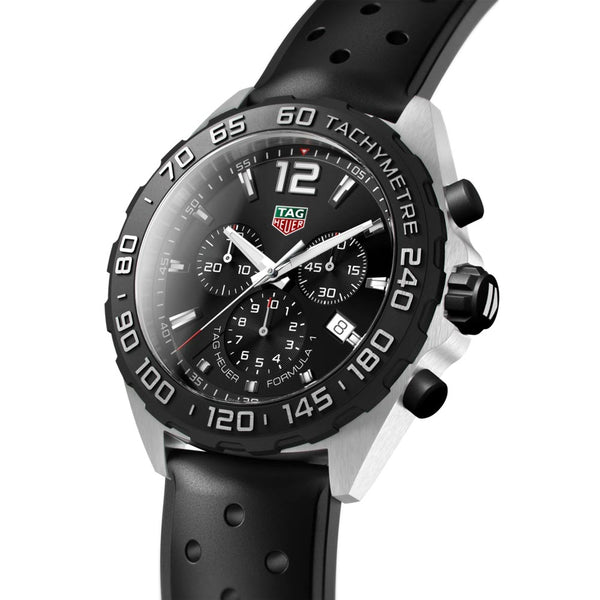 TAG Heuer Formula 1 43mm Black Dial Quartz Chronograph Gents Watch CAZ1010.FT8024