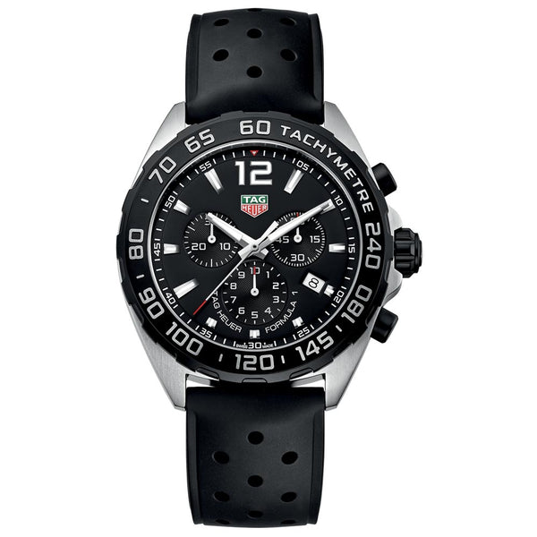 TAG Heuer Formula 1 43mm Black Dial Quartz Chronograph Gents Watch CAZ1010.FT8024
