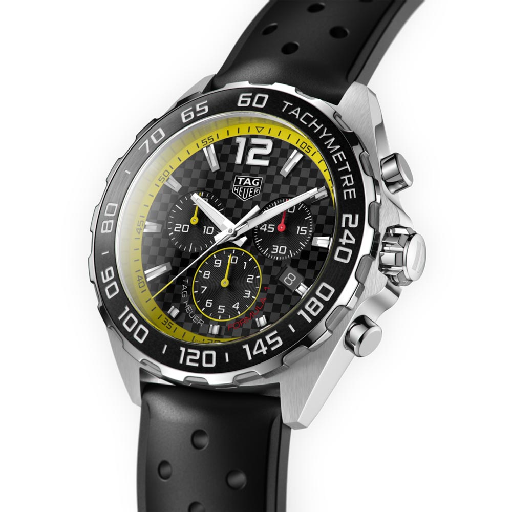 TAG Heuer Formula 1 43mm Black Dial Quartz Chronograph Gents Watch CAZ101AC.FT8024