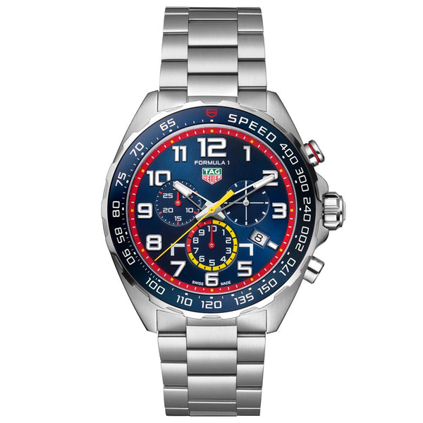 TAG Heuer Formula 1 Red Bull Racing Special Edition 43mm Blue Dial Quartz Chronograph Gents Watch CAZ101AL.BA0842