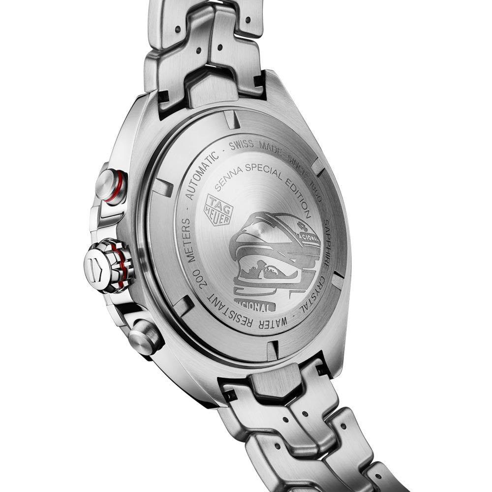 TAG Heuer Formula 1 SENNA Special Edition 44mm Grey Dial Automatic Gents Watch CAZ201D.BA0633