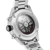 tag heuer carrera gmt 45mm skeleton dial automatic chronograph gents watch case back view