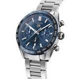 TAG Heuer Carrera 44mm Blue Dial Automatic Chronograph Gents Watch CBN2A1A.BA0643