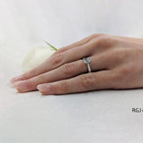 The Classic Platinum Emerald Cut Diamond Solitaire Engagement Ring