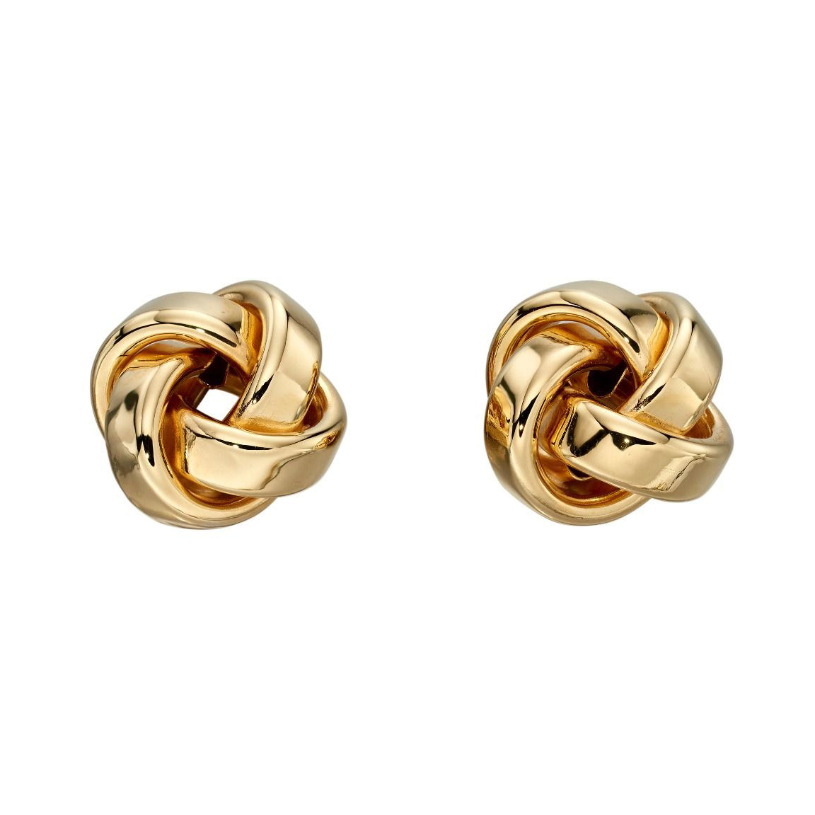 9ct Yellow Gold Knot Studs GE2201