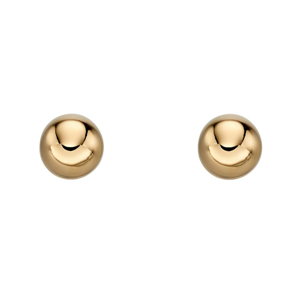 9ct Yellow Gold 4mm Ball Stud Earrings GE2209